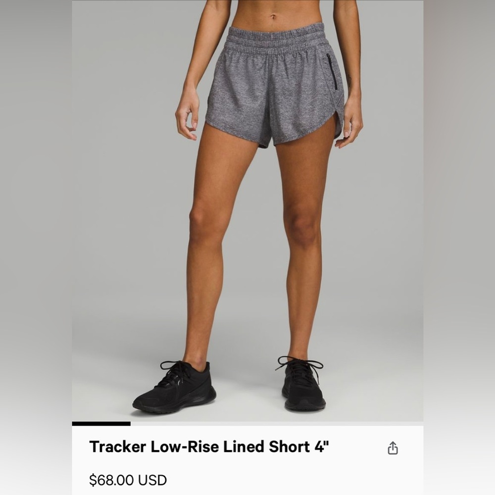 Lululemon tracker 4” short